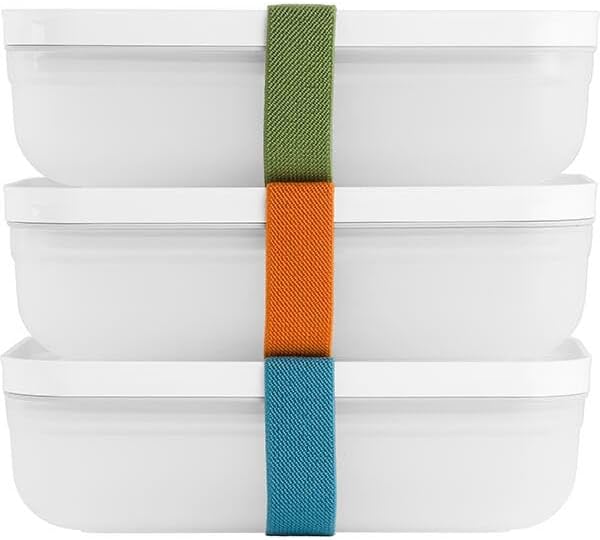 Zwilling 36801-322-0 Vakuum Lunchboxset Grösse L flach 6-teilig aus Kunststoff