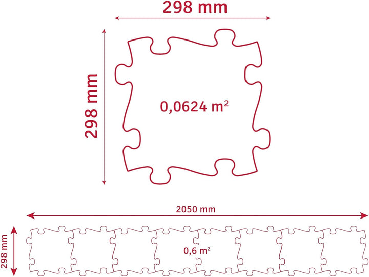 MUFFIK Sensorik Matten -Set | Regenbogen Puzzlematte Baby | Orthopädische Balanciersteine für Kinder