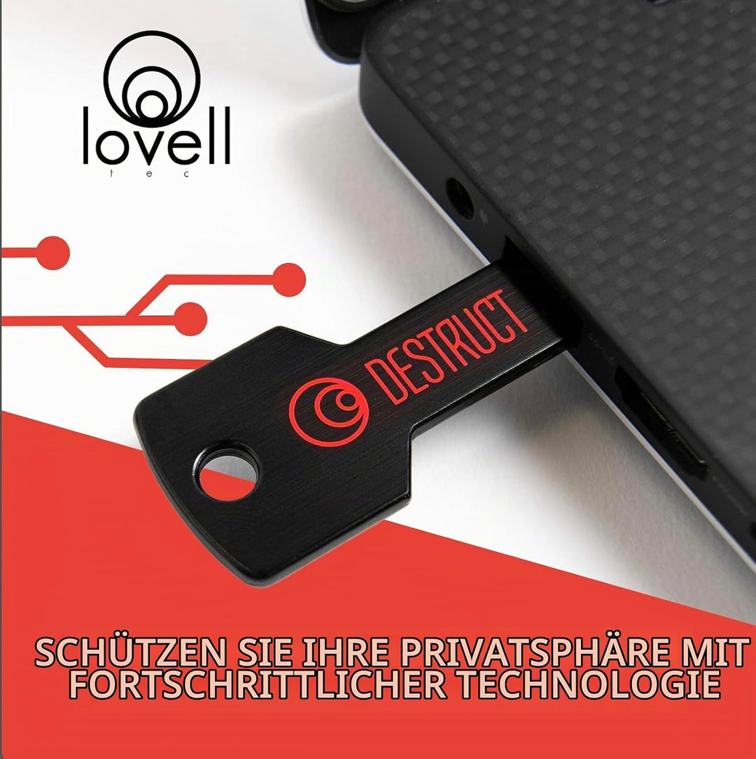 Destruct Lovell Pro Festplatten-Datenlöscher, permanentes Löschen von Computerdaten, HDD-Löschwerkze