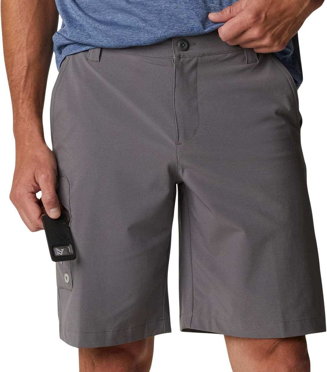 Columbia Herren Terminal Tackle Wander-Shorts, 30W x 10L City Grey/Cool Grey