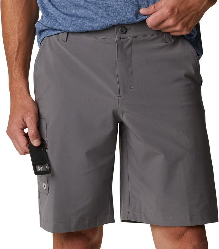 Columbia Herren Terminal Tackle Wander-Shorts, 30W x 10L City Grey/Cool Grey
