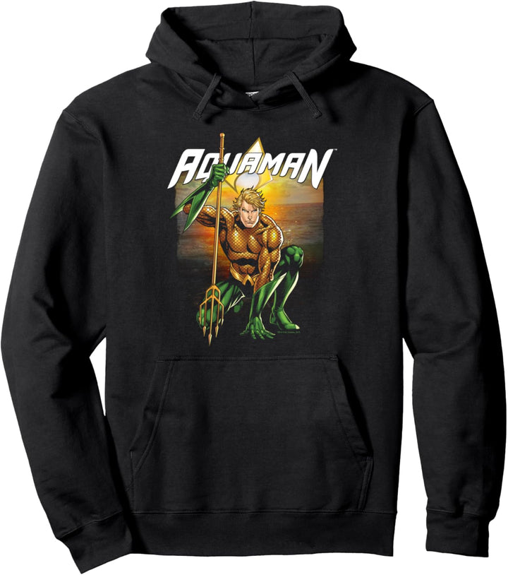 Aquaman Beach Sunset Pullover Hoodie