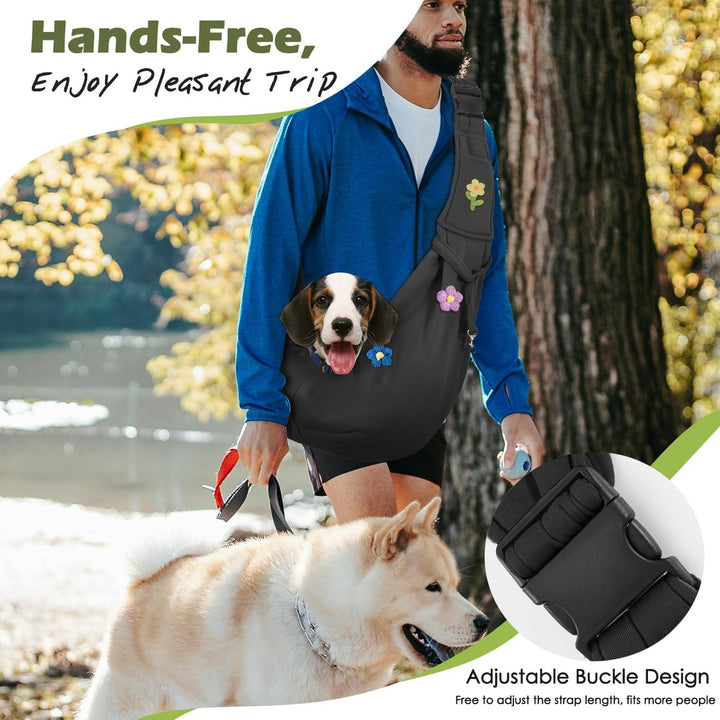 Pawaboo Hundetragetasche, Tragbare Haustier Hundetasche mit Verstellbare Schultergurt,Outdoor Reise