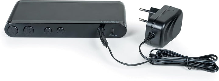 Wecker mit kabelloser Ladestation + Temperaturanzeige + USB-Ladegerät Thomson CT550I