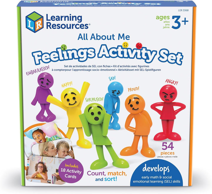 Learning Resources All About Me Aktivitätsset Gefühle – 54 Teile, ab 3 Jahren, sozio-emotionale Lern