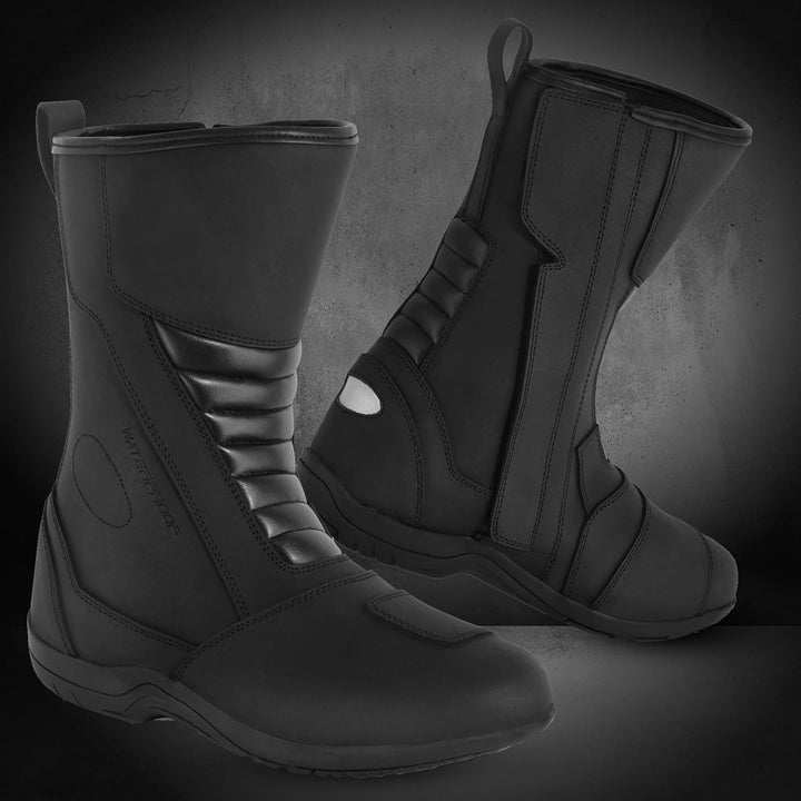 Motorradschuhe für Herren, verstärkte Strassenschuhe, Motorradstossschutz, rutschfeste Sohle, bequem