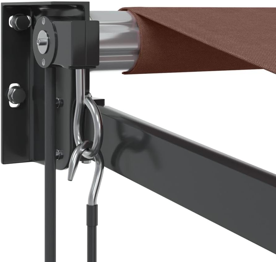 vidaXL Gelenkarmmarkise, Markise Ausziehbar Automatisch, Sonnenmarkise für Terrasse Balkon, Sonnensc