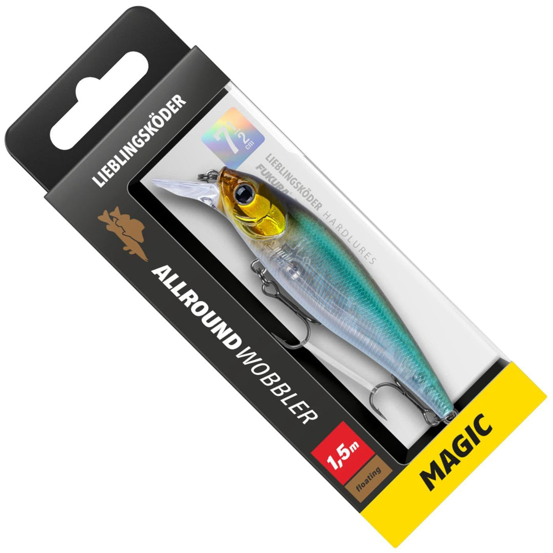 Lieblingsköder Allroundwobbler 7,5cm 9,4g - Wobbler Magic, Magic