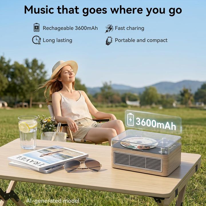 CD Player Tragbar Bluetooth: Kegaudio Radio mit CD-Player Tragbarer mit Lautsprecher Fernbedienung U