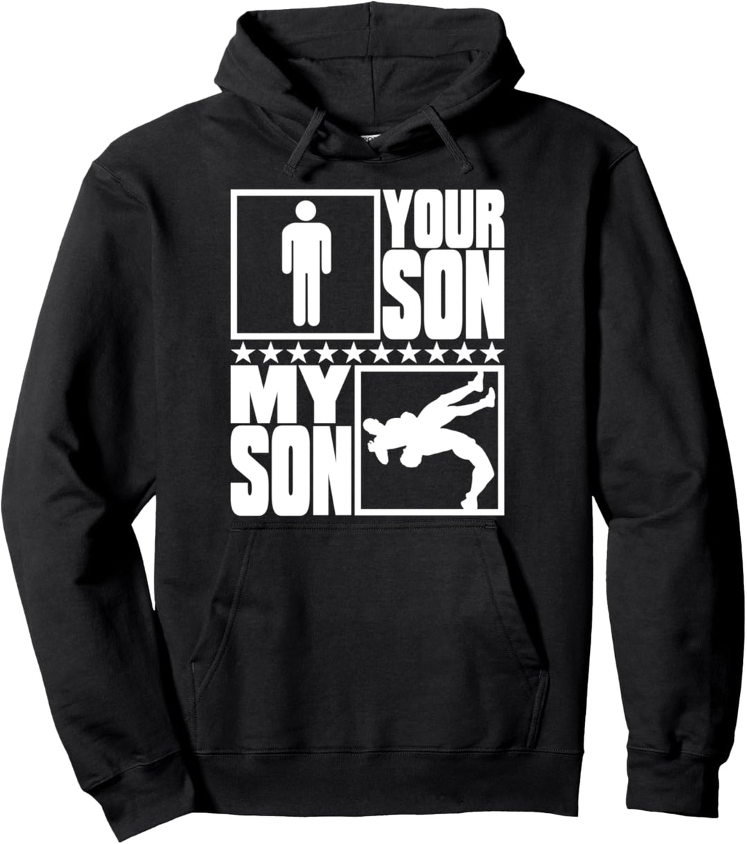 Wrestler Eltern Geschenk - Ihr Sohn gegen meinen Sohn Pullover Hoodie