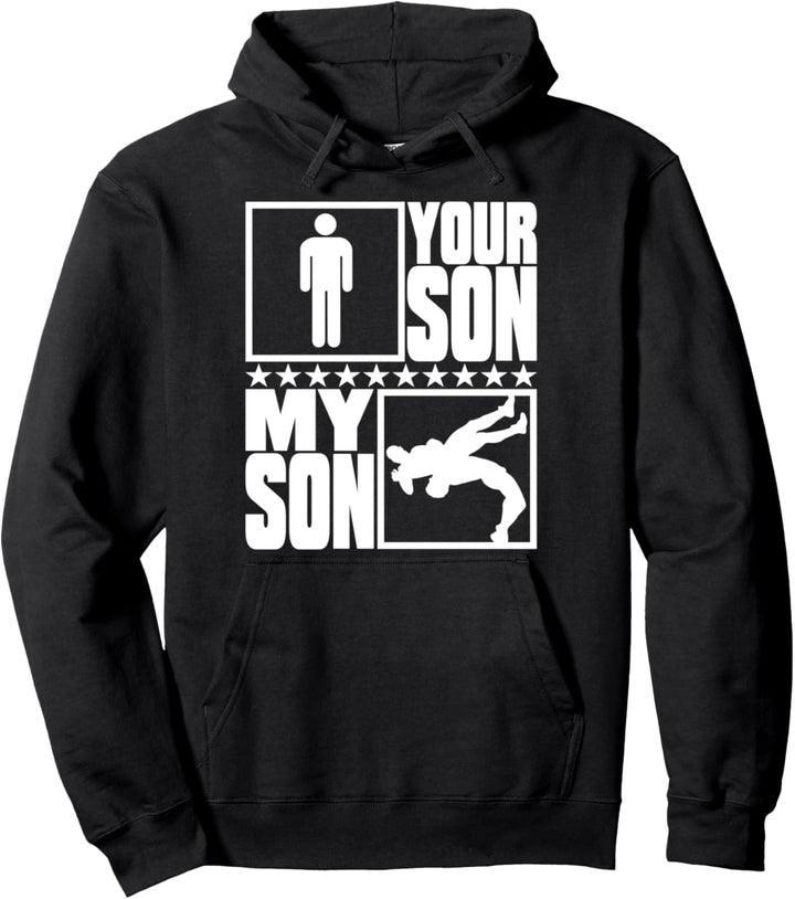 Wrestler Eltern Geschenk - Ihr Sohn gegen meinen Sohn Pullover Hoodie