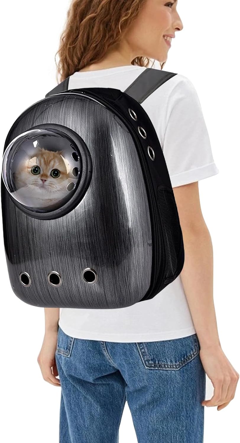 PETCUTE Hunderucksack,Atmungsaktive Hundetasche Haustier Hunde für Kleine Katzen Hunde,Raumkapsel Ha