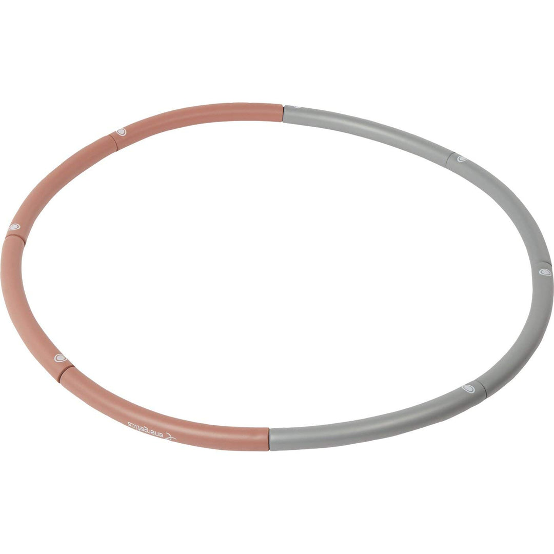 ENERGETICS Unisex – Erwachsene Hula Hoop Gym-Reifen 2 ROSE/GOLD, 2 ROSE/GOLD