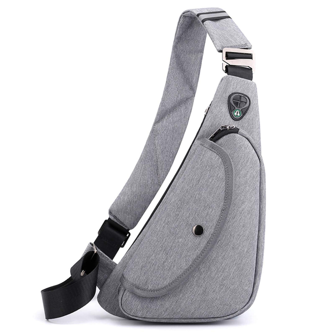 FANDARE Ultraleicht Brusttasche Herren Sling Bag Umhängetaschen Schultertasche Sporttasche Crossbody