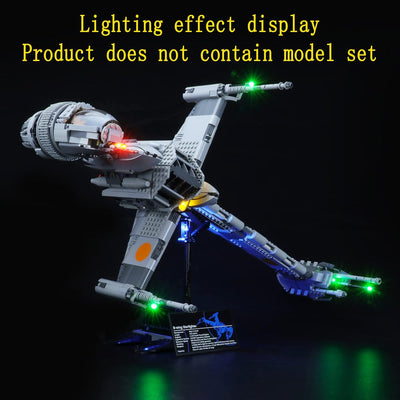 GEAMENT LED Licht-Set Kompatibel mit Lego UCS B-Wing Fighter (B-Wing Starfighter) - Beleuchtungsset