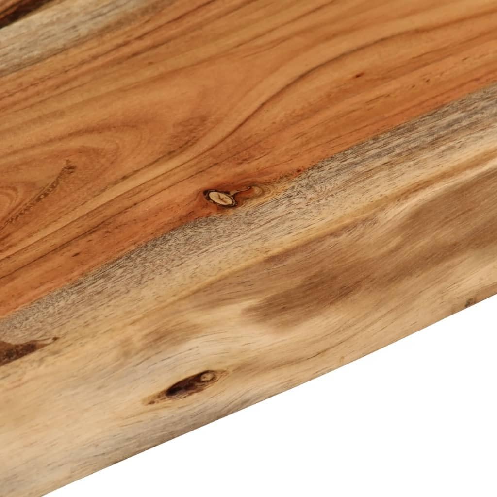 vidaXL Wandregal 60x40x3,8 cm Rechteckig Massivholz Akazie Baumkante