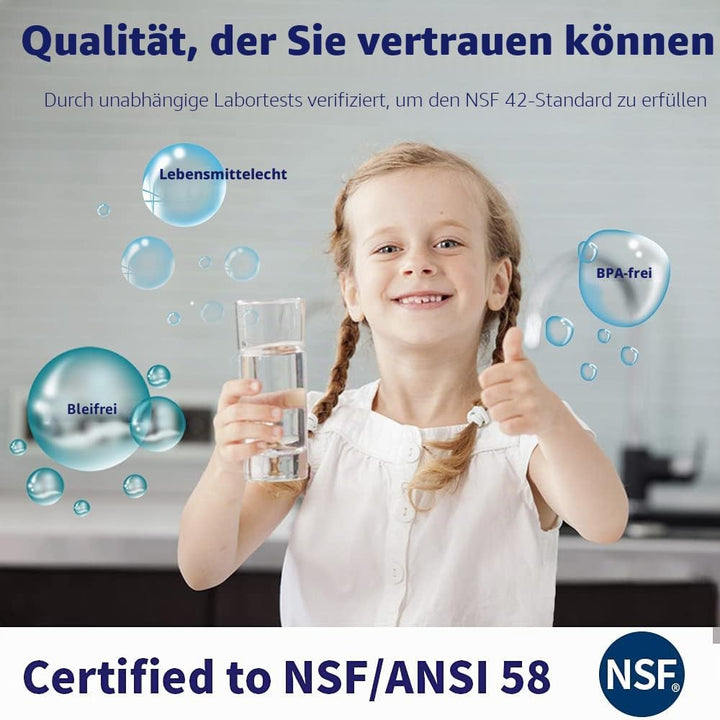 HUINING Umkehrosmosemembrangehäusesatz für Haushaltswasserfiltersystem (100GPD set) 100GPD Kit, 100G