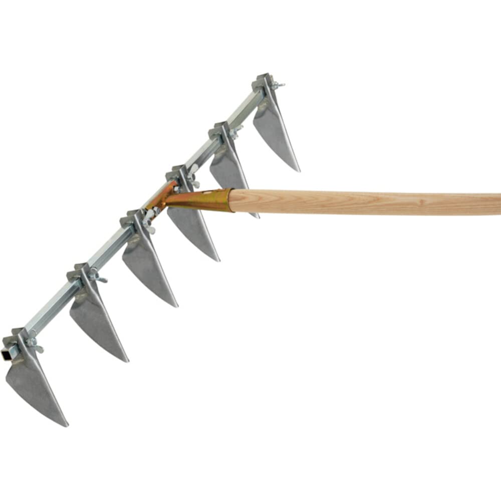 Rillenzieher, Verstellbarer Kopfwinkel, variabel, Einstellbarer Scharenabstand Arbeitsbreite 75 cm,