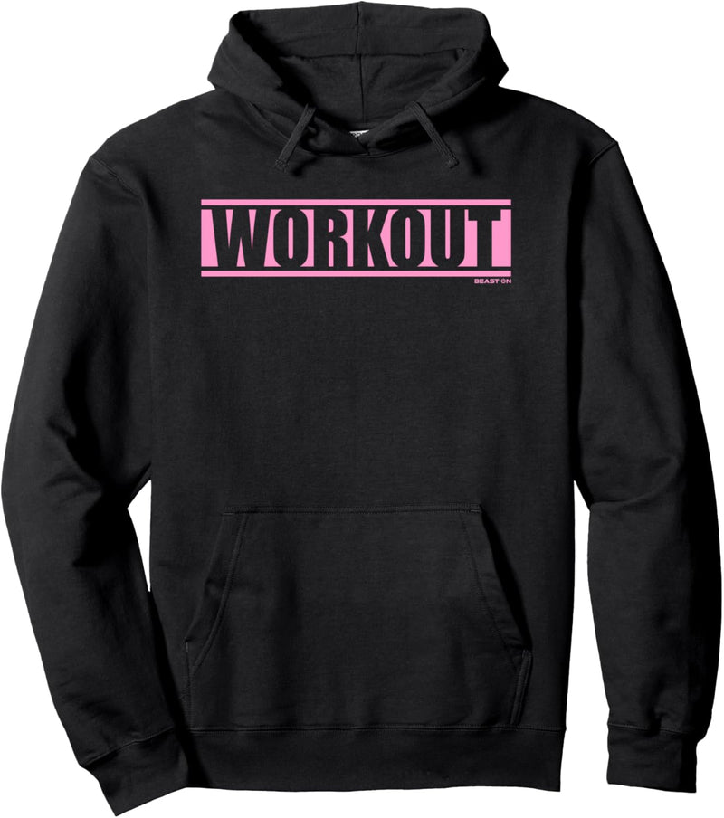 Workout Rosa Gym Fitness Workout Gym rosa Druck Motiv Pullover Hoodie