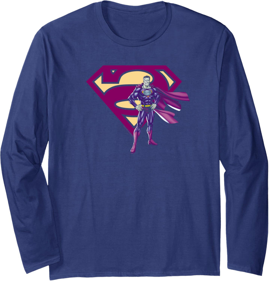 Superman Bizarro & Logo Langarmshirt