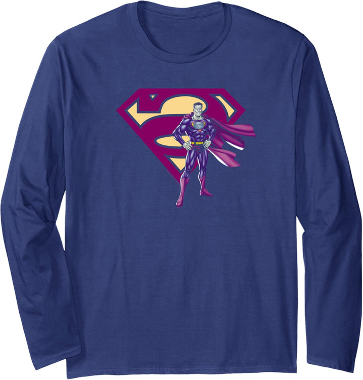Superman Bizarro & Logo Langarmshirt