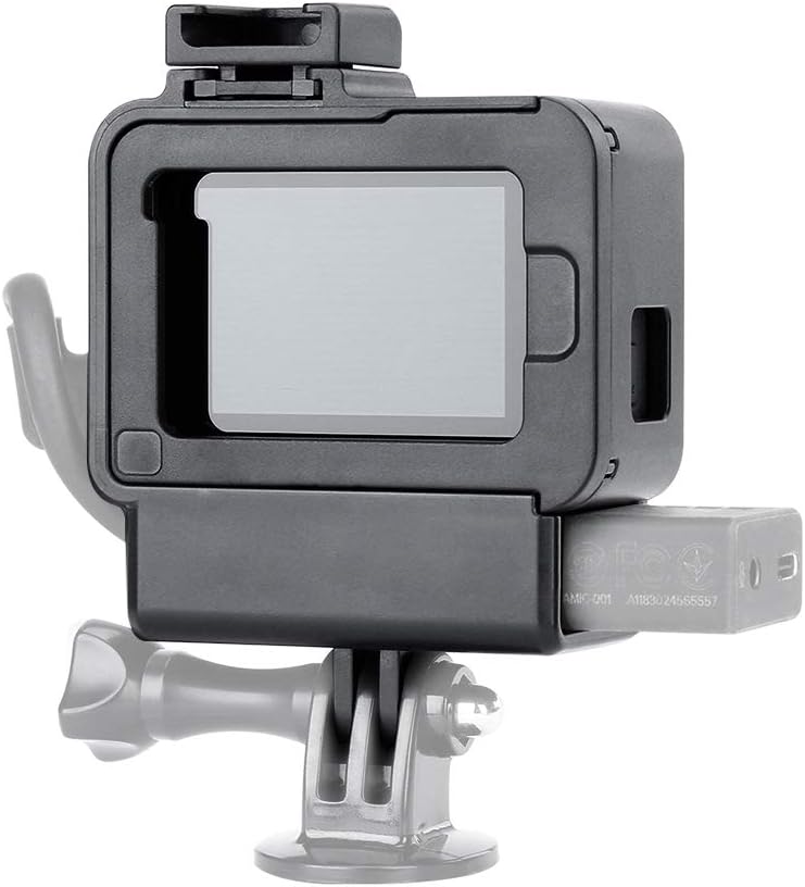 Andoer Vlog Case Action Kameragehäuse Vlogging Käfigrahmen mit kaltem Schuhhalter für GoPro Hero 7 6