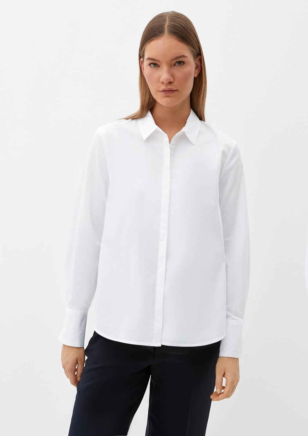 s.Oliver BLACK LABEL Bluse mit verdeckter Knopfleiste 32 0100, 32 0100