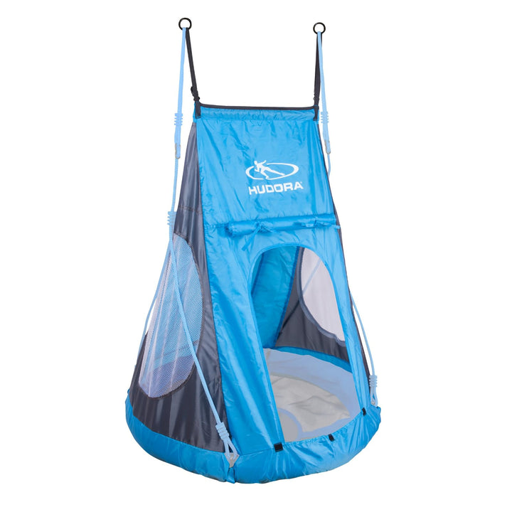 HUDORA Zeltbezug Cosy Castle - Zeltüberzug für HUDORA Nestschaukel 90 &amp; 110/120 in blau/Lemon - Poly