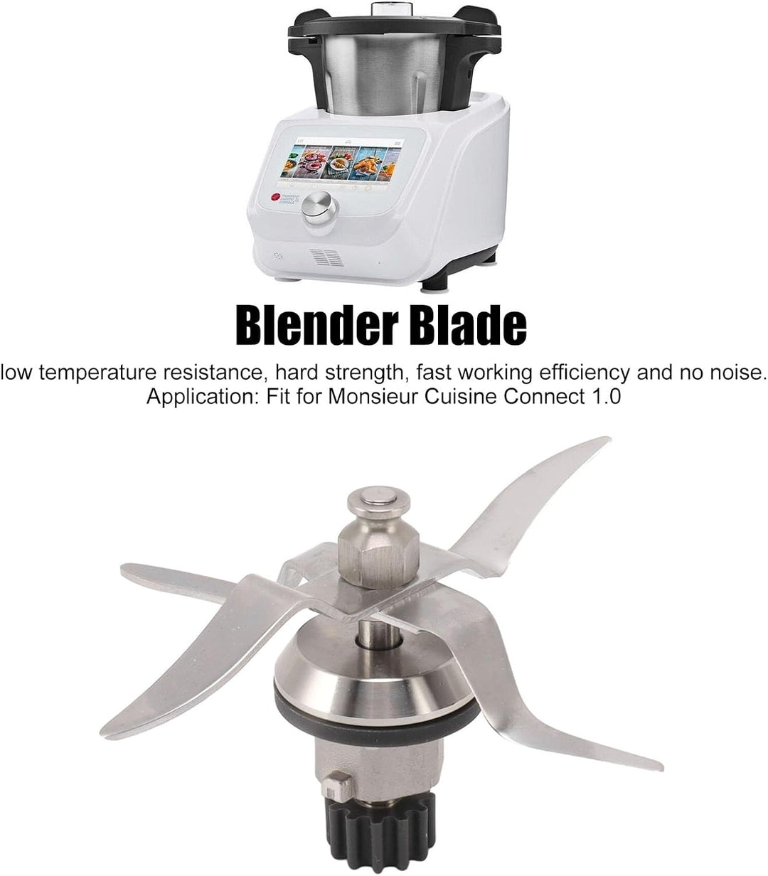 Fdit Mixer Klinge Teile Connect 1,0 4 Blatt 5 Zähne Cutter Kopf Su Lebensmittel Mixer Edelstahl Mons