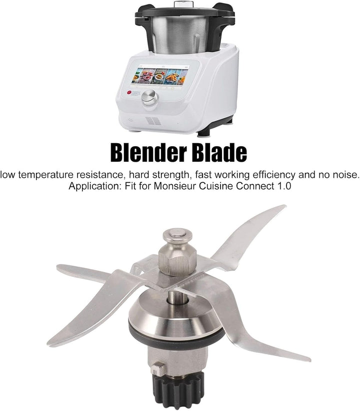 Fdit Mixer Klinge Teile Connect 1,0 4 Blatt 5 Zähne Cutter Kopf Su Lebensmittel Mixer Edelstahl Mons