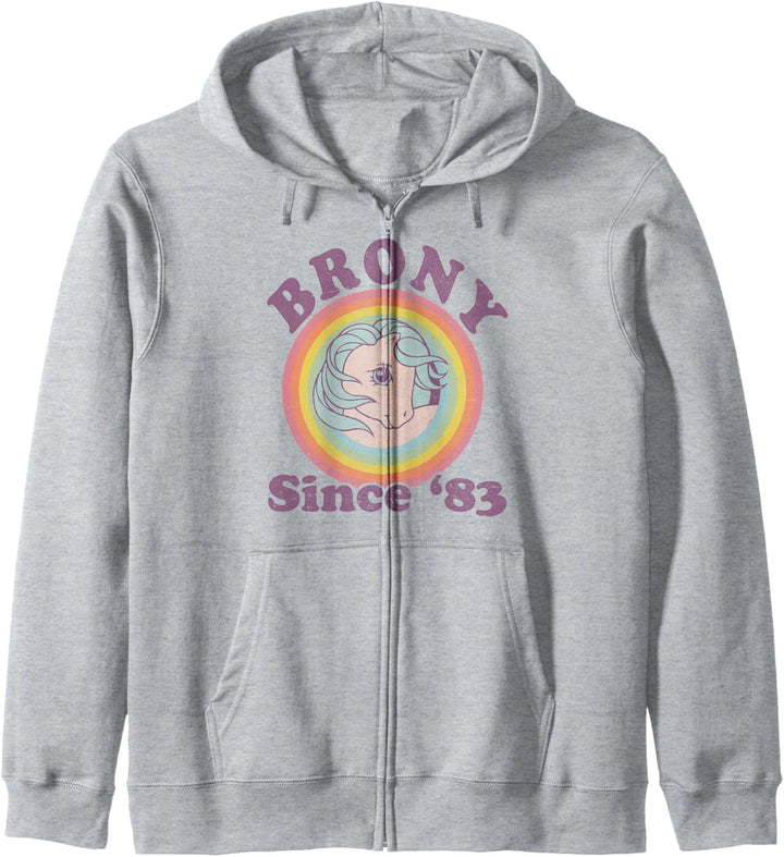 My Little Pony Brony Since '83 Retro Rainbow Circle Kapuzenjacke