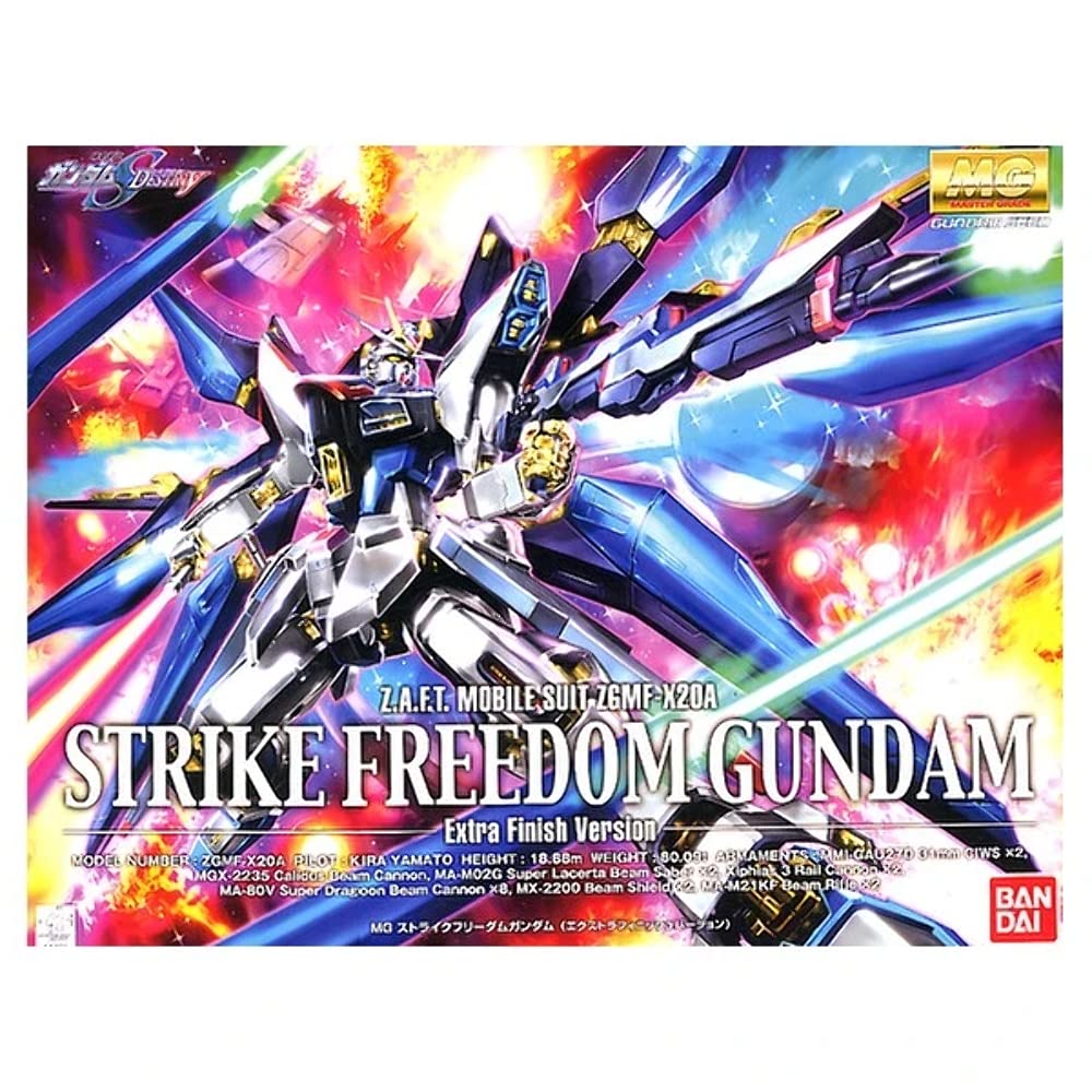 Unbekannt BANDAI - Model Kit Gunpla - Gundam MG Strike Freedom Extra Finish Version 1/100 - GunplaGu