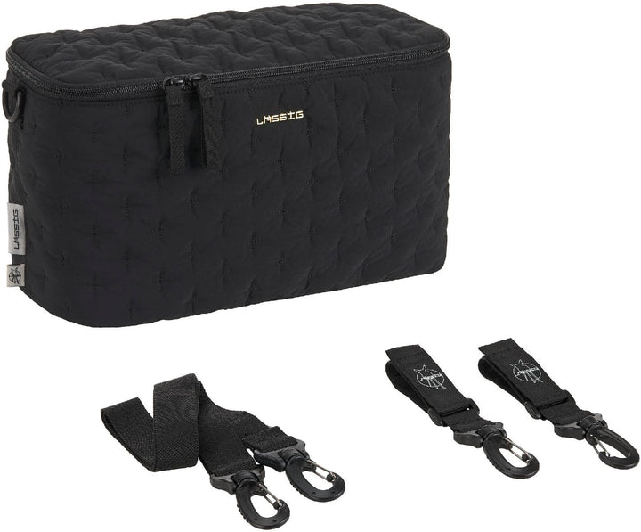 LÄSSIG Umhängetasche Enoa Buggy Organizer Quilted Black schwarz