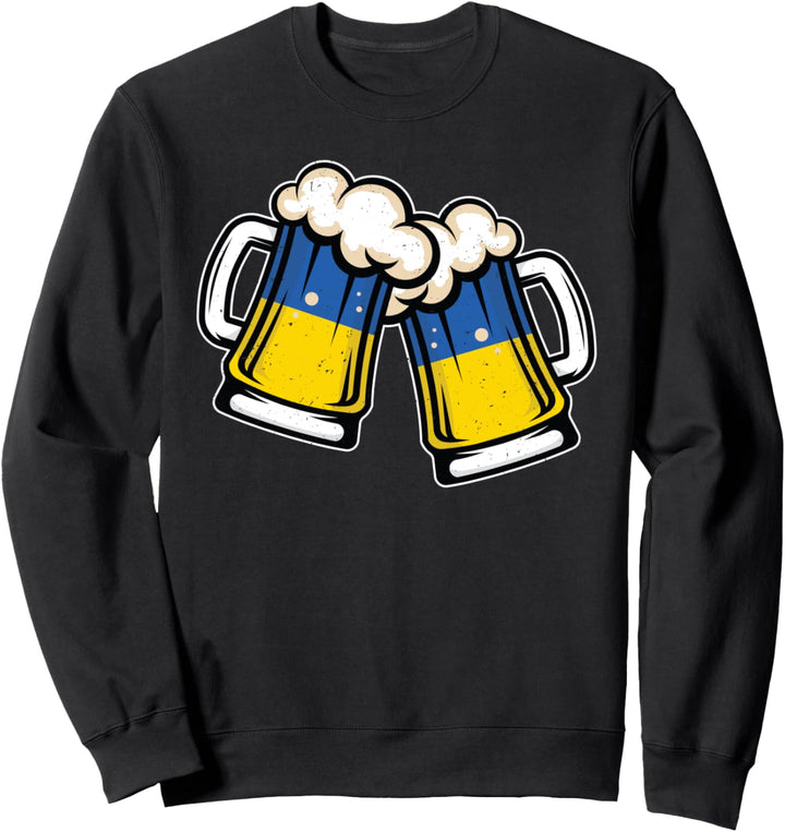Ukraine Flagge Bierkrug - Cooles ukranisches Bier Sweatshirt