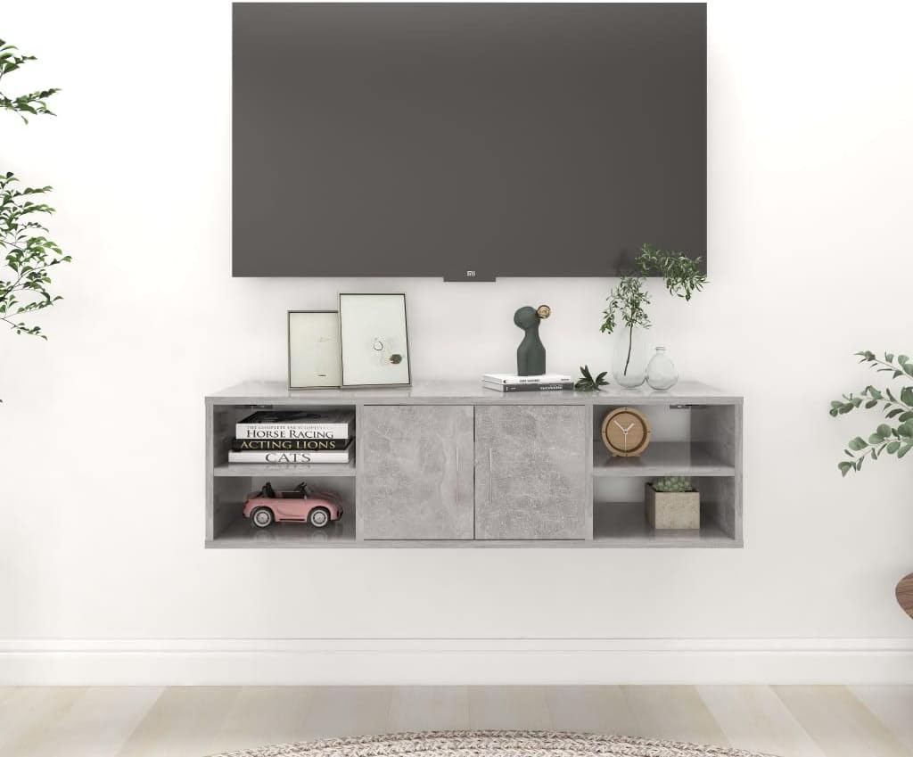 vidaXL Wandregal Hängeregal Wandboard Schweberegal Dekoregal Bücherregal CD Regal Wandschrank Hänges