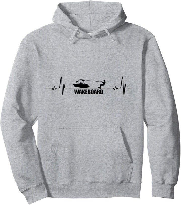 Wakeboard - Herzschlag - Wassersport Pullover Hoodie