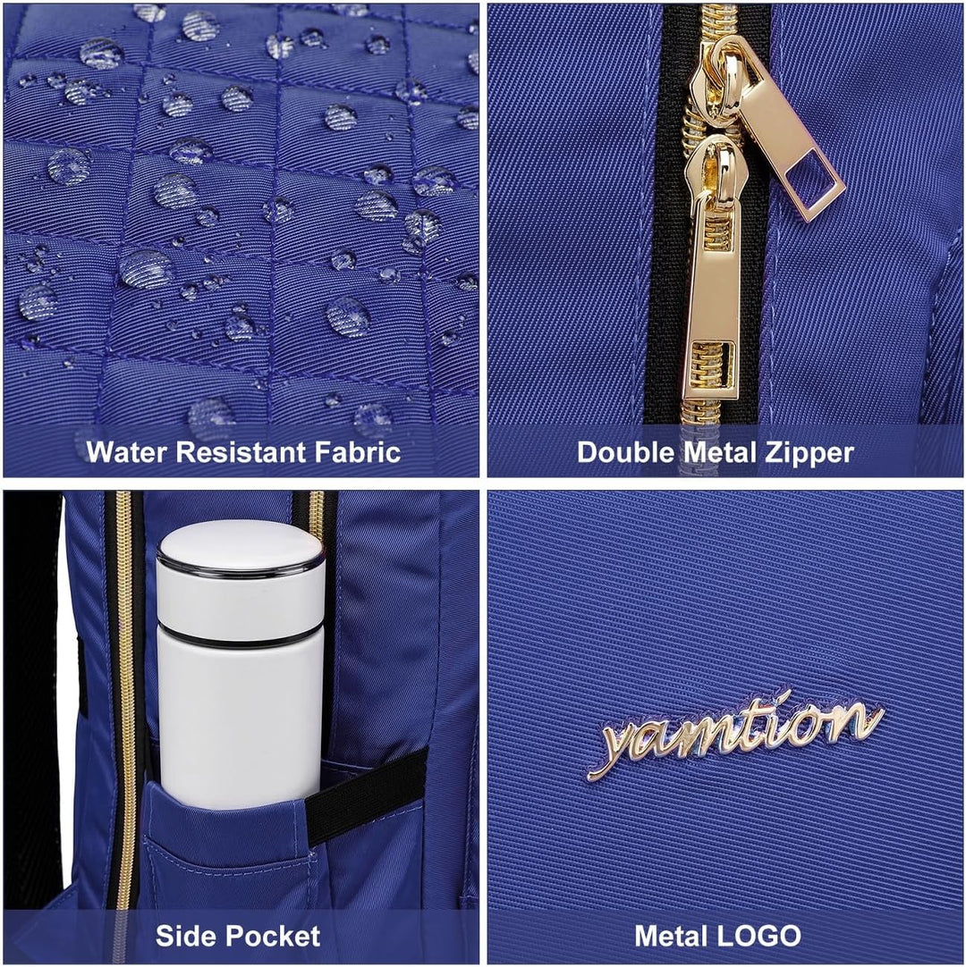 YAMTION Laptop Rucksack Damen,17.3 Zoll Schulrucksack Frauen Schultasche Mädchen Teenager Tagesrucks