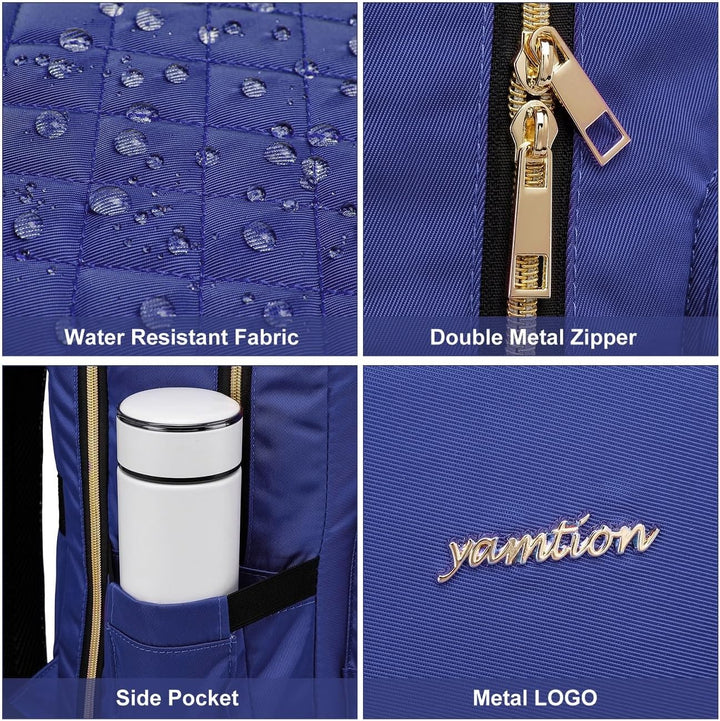 YAMTION Laptop Rucksack Damen,17.3 Zoll Schulrucksack Frauen Schultasche Mädchen Teenager Tagesrucks