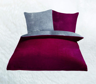 Gözze - Wendebettwäsche, Cashmere-Feeling, Bettbezug: 135 x 200 cm, Kissenbezug: 80 x 80 cm, Mikrofa