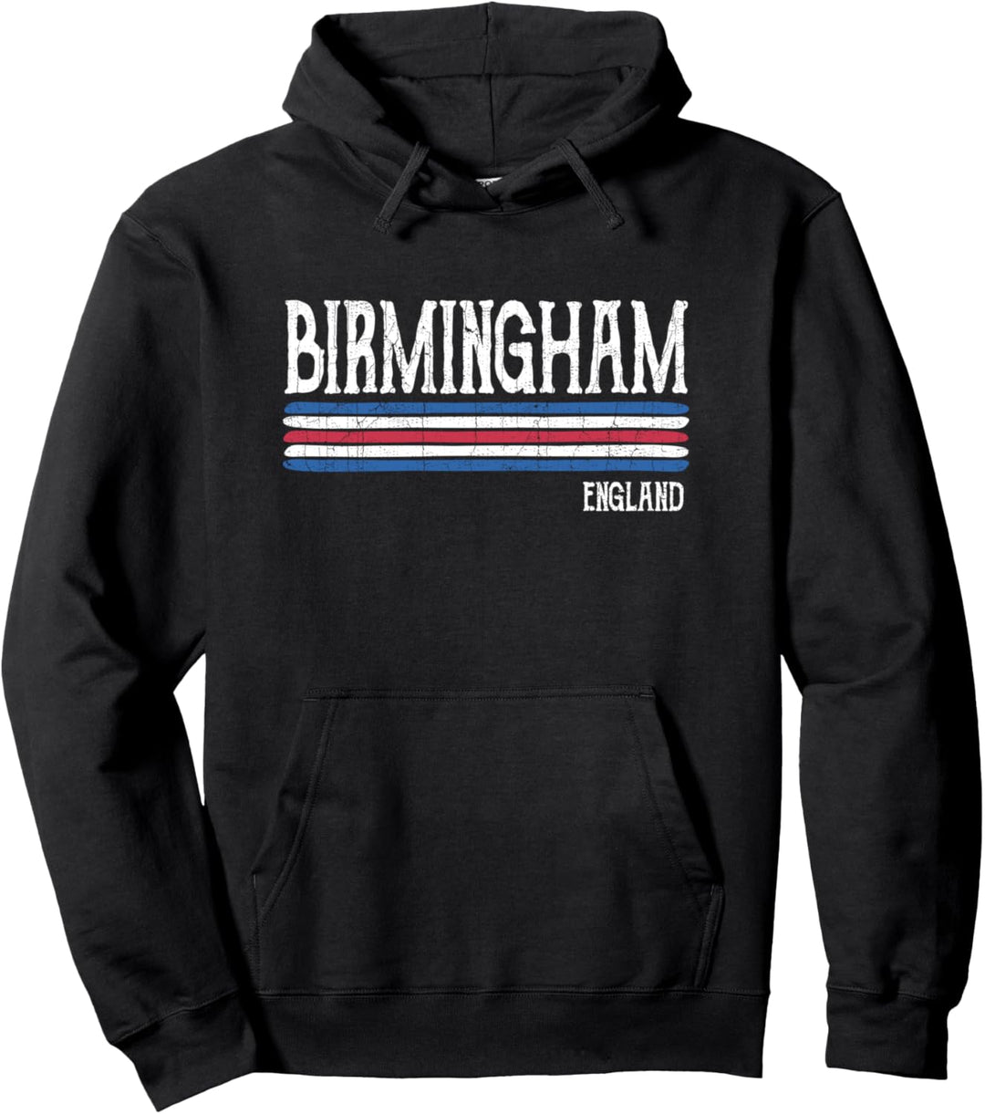 Vintage Birmingham England Pullover Hoodie