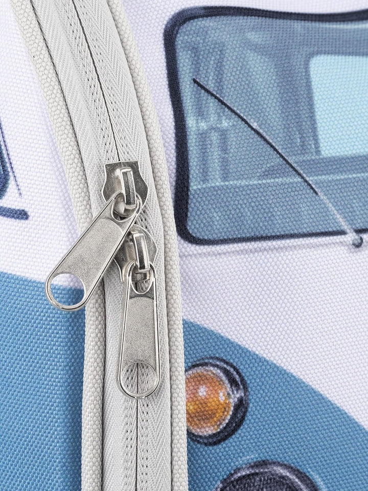 BRISA VW Collection - T1 Bulli Bus Reise-Kulturbeutel zum Aufhängen | Volkswagen Kulturtasche Kosmet