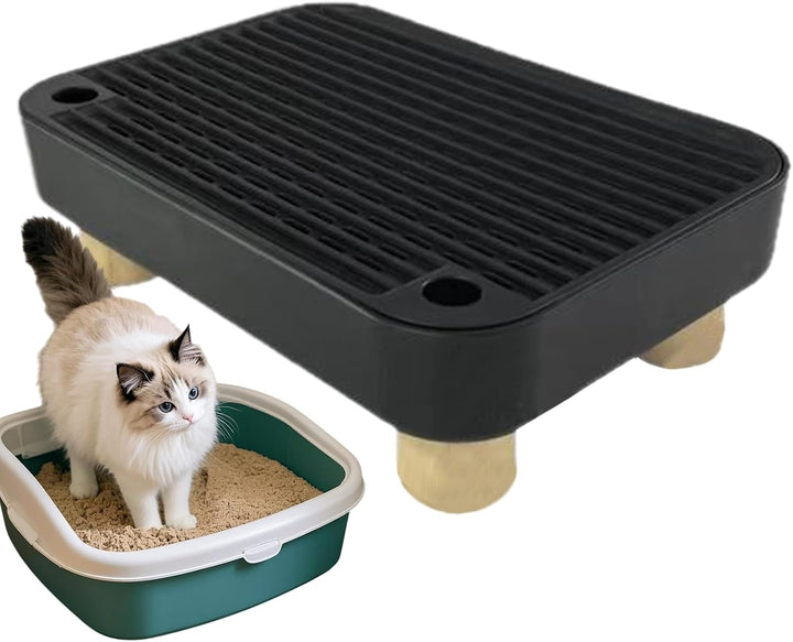 Katzenrampe Für Katzentoilette | Stufe Für Ältere Katzen Mit Filterfunktion | rutschfeste Kätzchen K