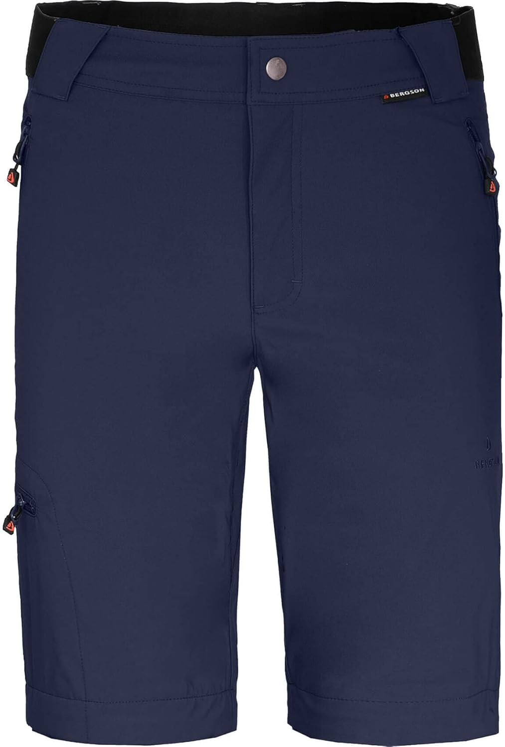Bergson Kalle Comfort Zipp-Off | Herren Softshellhose - Bermuda Zipp-Off Softshellhose, Winddicht &