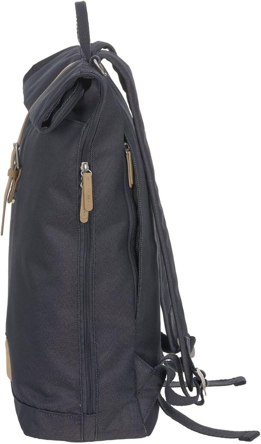 LÄSSIG Rolltop Backpack Denim Blue, Denim Blue