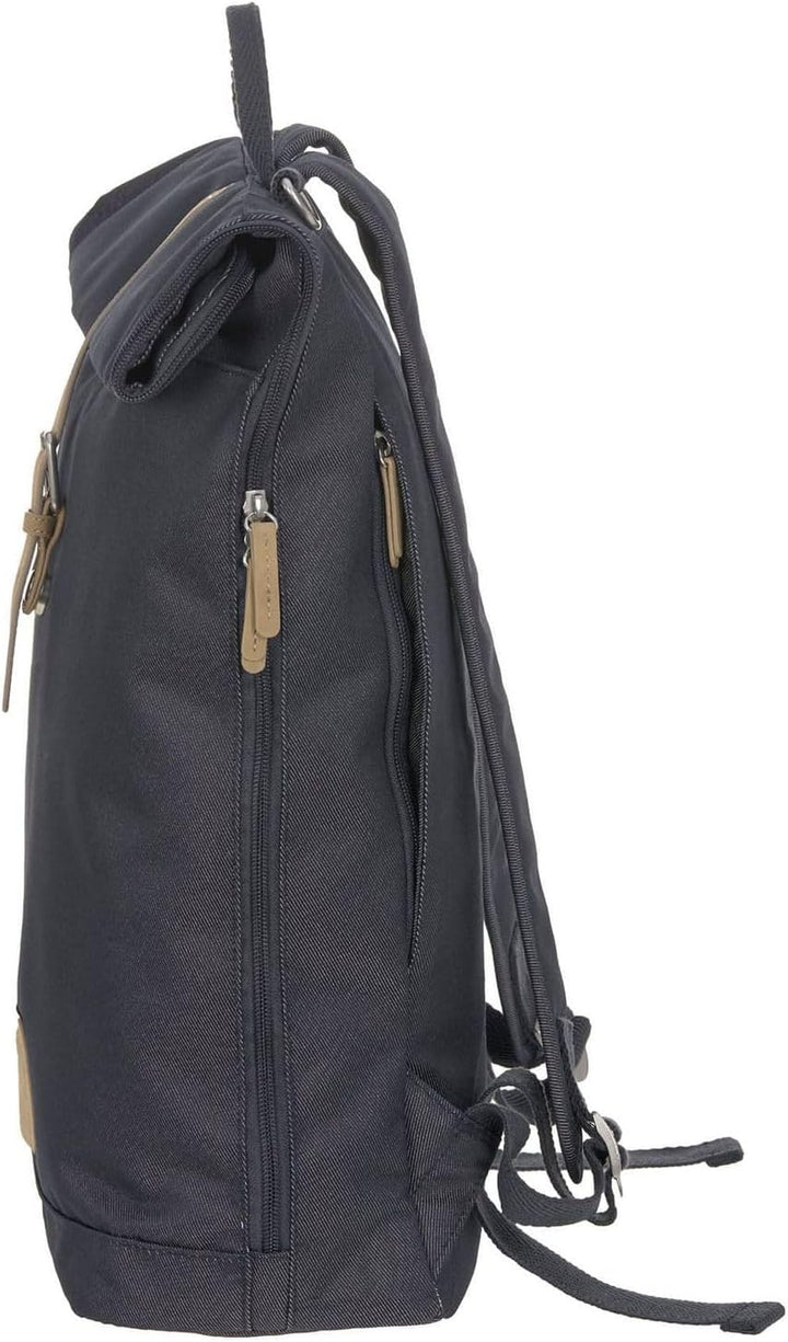 LÄSSIG Rolltop Backpack Denim Blue, Denim Blue