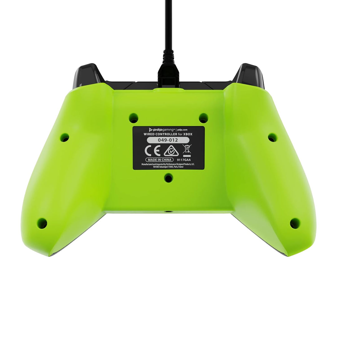 PDP verkabelt Controller Electric Schwarz für Xbox Series X|S, Gamepad, verkabelt Video Game Control