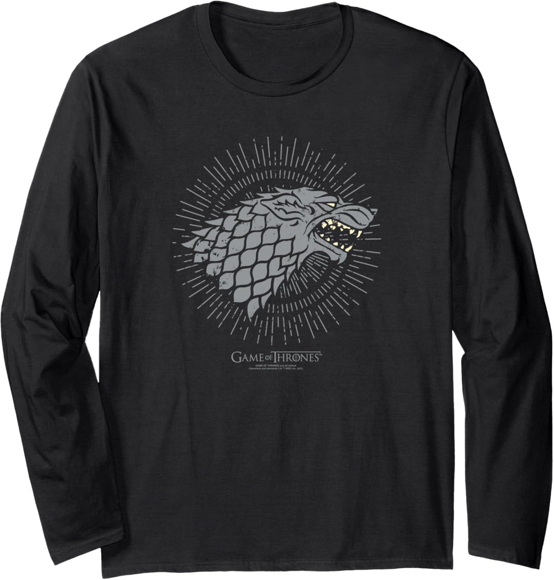 Game of Thrones Stark Burst Sigil Langarmshirt