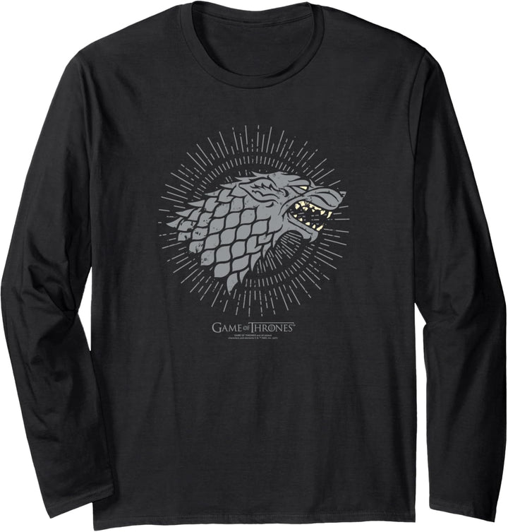 Game of Thrones Stark Burst Sigil Langarmshirt