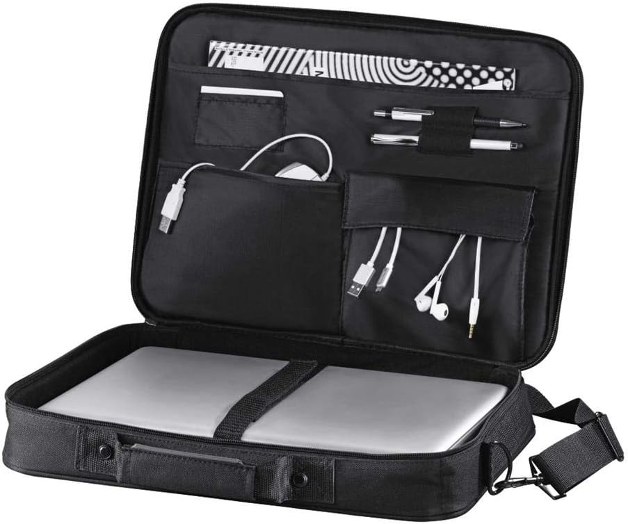 Hama Notebook Tasche Seattle 17,3 Passend Fuer maximal: 43,9cm (17,3), 00101769, Schwarz, 44