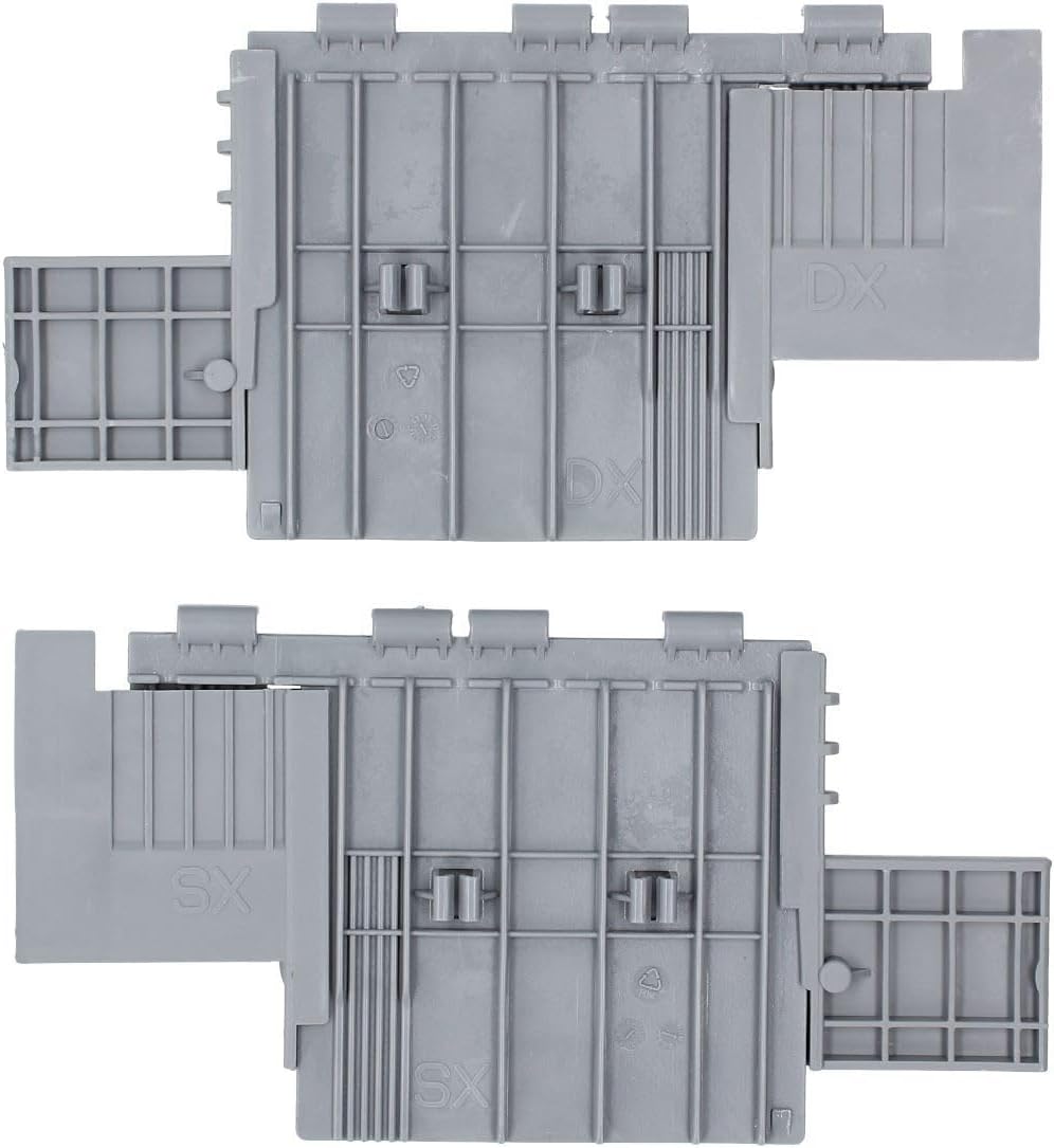easyPART Kompatibel/Ersatz für smeg 690075070 Höhenverstellung Set für Oberkorb 698290731 in Geschir